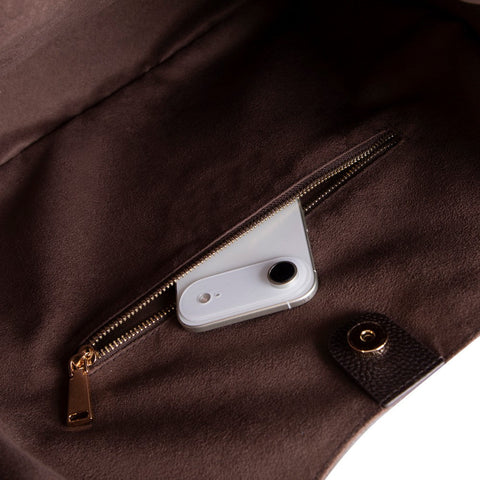 Carina Suede Shoulder Bag