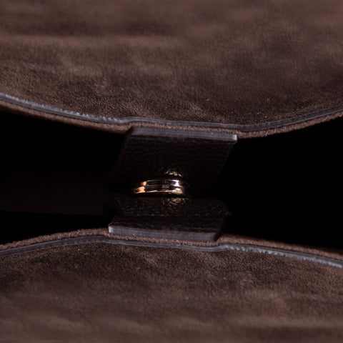 Carina Suede Shoulder Bag