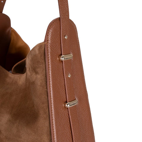 Carina Suede Shoulder Bag