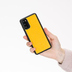 Funda de cuero Lucca Snap On para Samsung Galaxy S20