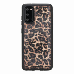 Funda de cuero Lucca Snap On para Samsung Galaxy S20