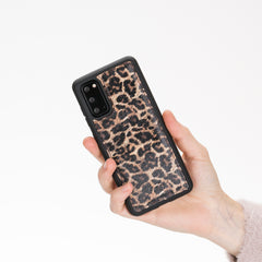 Funda de cuero Lucca Snap On para Samsung Galaxy S20