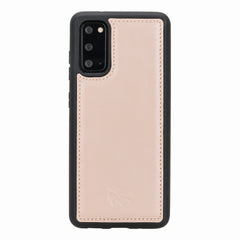 Funda de cuero Lucca Snap On para Samsung Galaxy S20