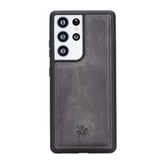 Funda de cuero Lucca Snap On para Samsung Galaxy S21 Ultra