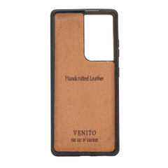 Funda de cuero Lucca Snap On para Samsung Galaxy S21 Ultra
