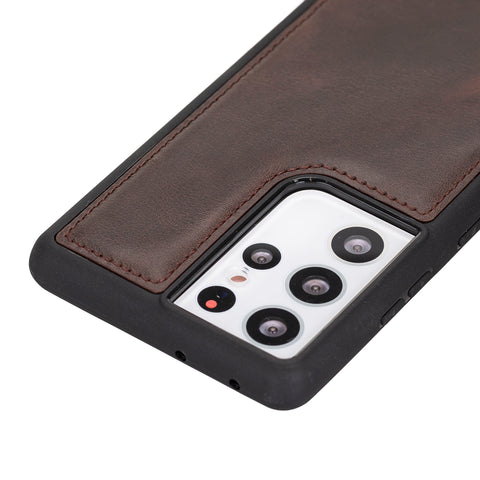 Lucca Snap On Leather Case for Samsung Galaxy S21 Ultra