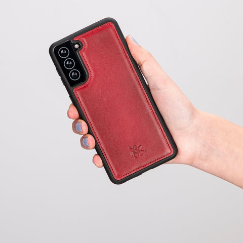 Lucca Snap On Leather Case for Samsung Galaxy S21 Plus