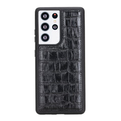 Funda de cuero Lucca Snap On para Samsung Galaxy S21 Ultra