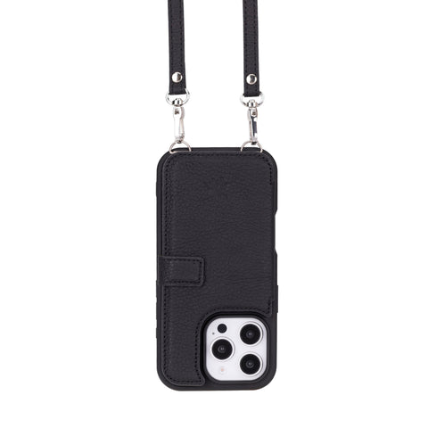 Fermo Leather Crossbody Wallet Phone Case for iPhone 16 Pro