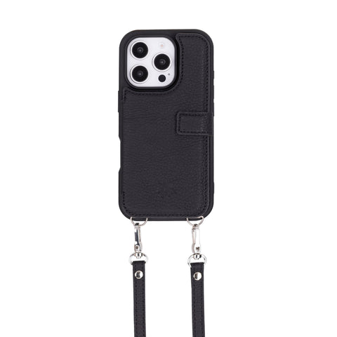 thumbnail image 2 of Crossbody Wallet Case For IPhone 16/15/14/13/12/11 – Zipper Card Holder & Lanyard 2 of 5