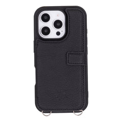 Fermo Leather Crossbody Wallet Phone Case for iPhone 16 Pro