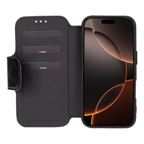 Firenze iPhone 16 Pro Max Leather Folio Case