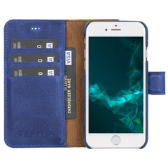 Funda tipo billetera de cuero con bloqueo RFID Florence para iPhone SE 2020 - SE 2022