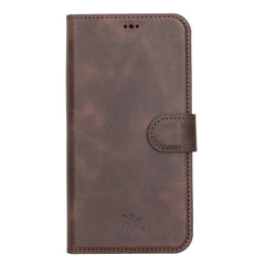 Funda tipo billetera de cuero con bloqueo RFID Florence para iPhone 13 Pro Max