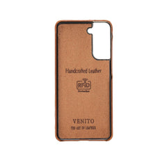 Funda tipo billetera de cuero con bloqueo RFID Florence para Samsung Galaxy S21