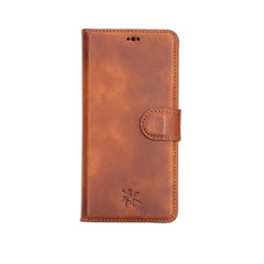 Funda tipo billetera de cuero con bloqueo RFID Florence para Samsung Galaxy S21
