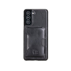 Funda tipo billetera de cuero con bloqueo RFID Florence para Samsung Galaxy S21