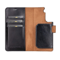 Funda tipo billetera de cuero con bloqueo RFID Florence para Samsung Galaxy S21
