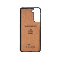 Funda tipo billetera de cuero con bloqueo RFID Florence para Samsung Galaxy S21