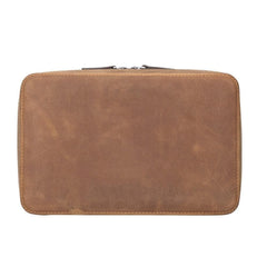 Travel Leather Cable Organizer