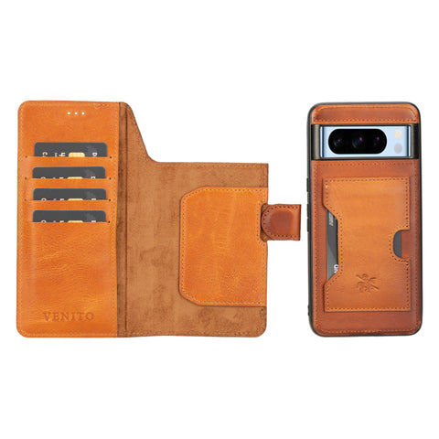 Funda tipo billetera de cuero con bloqueo RFID Florence-flex para Google Pixel 8 Pro