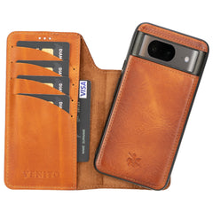 Funda tipo cartera de cuero desmontable con bloqueo RFID Ravenna para Google Pixel 8