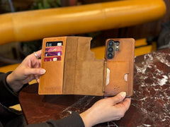Florence RFID Blocking Leather Wallet Case for Samsung Galaxy S26 Ultra