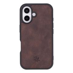Lucca Snap On Leather Case for iPhone 16