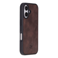 Lucca Snap On Leather Case for iPhone 16
