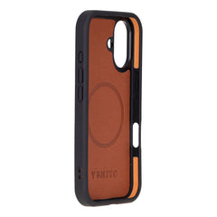 Lucca Snap On Leather Case for iPhone 16