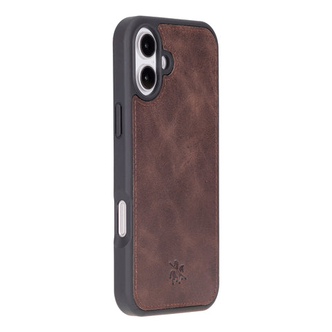 Lucca Snap On Leather Case for iPhone 16 Plus