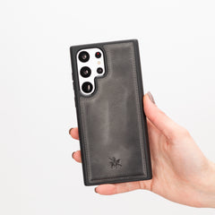 Lucca Snap On Leather Case for Samsung Galaxy S23 Ultra