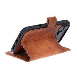 Ravenna RFID Blocking Detachable Leather Wallet Case for iPhone 18 Pro