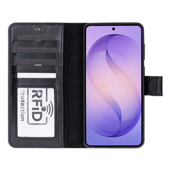 Magic Samsung Galaxy S26 Plus Detachable Leather Wallet Case