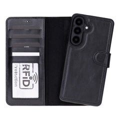 Magic Samsung Galaxy S26 Plus Detachable Leather Wallet Case