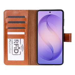 Magic Samsung Galaxy S26 Plus Detachable Leather Wallet Case