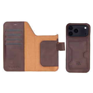 Florence RFID Blocking Leather Wallet Case for iPhone 18 Pro