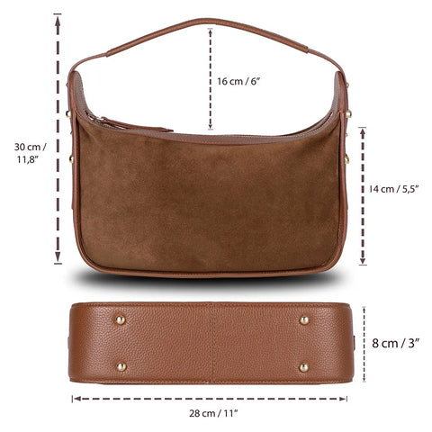 Dolcezza Suede Leather Women's Bag