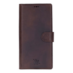 Florence - Funda tipo cartera de piel con bloqueo RFID para Samsung Galaxy S24 Ultra