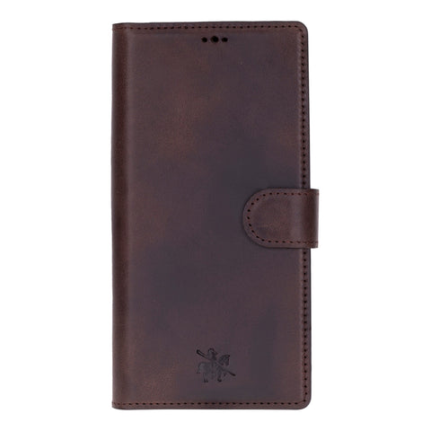 Florence - Funda tipo cartera de piel con bloqueo RFID para Samsung Galaxy S24 Ultra