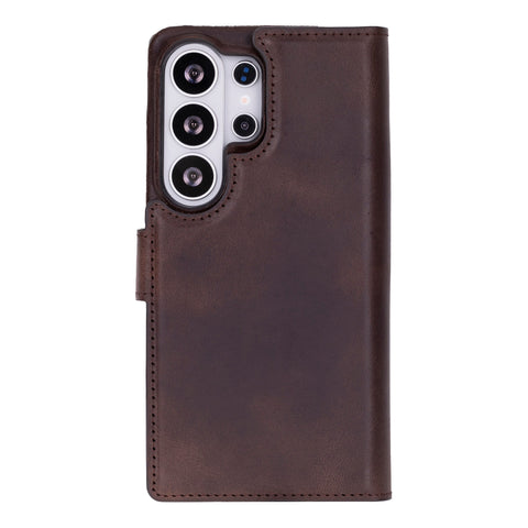 Florence - Funda tipo cartera de piel con bloqueo RFID para Samsung Galaxy S24 Ultra