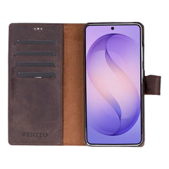 Florence - Funda tipo cartera de piel con bloqueo RFID para Samsung Galaxy S24 Ultra
