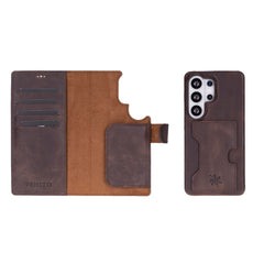 Florence - Funda tipo cartera de piel con bloqueo RFID para Samsung Galaxy S24 Ultra