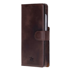 Florence - Funda tipo cartera de piel con bloqueo RFID para Samsung Galaxy S24 Ultra