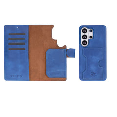 Florence - Funda tipo cartera de piel con bloqueo RFID para Samsung Galaxy S24 Ultra