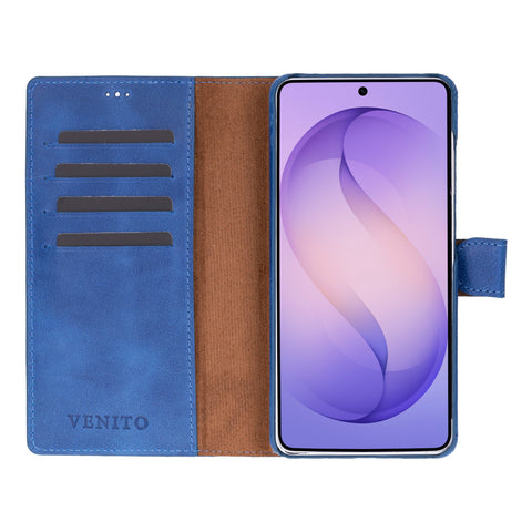 Florence - Funda tipo cartera de piel con bloqueo RFID para Samsung Galaxy S24 Ultra