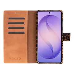 Florence - Funda tipo cartera de piel con bloqueo RFID para Samsung Galaxy S24 Ultra