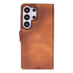 Florence - Funda tipo cartera de piel con bloqueo RFID para Samsung Galaxy S24 Ultra