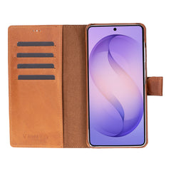 Florence - Funda tipo cartera de piel con bloqueo RFID para Samsung Galaxy S24 Ultra