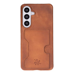 Funda tipo billetera de cuero con bloqueo RFID Florence para Samsung Galaxy S24 Plus